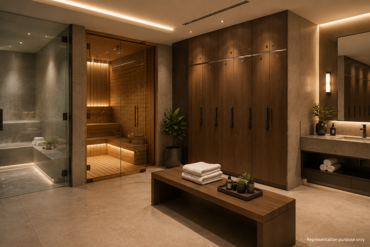 STEAM & CHANGING ROOMS